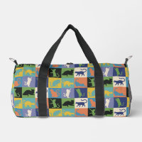 Coole, farbenfrohe Katzen auf Quiltplätzen