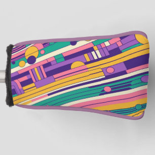 Coole, farbenfrohe Retro-Design der 80er/90er Golf Headcover