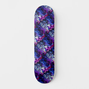 Coole Farbenfrohe Stadtstraße Kunst Inspiriert Skateboard