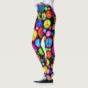 Coole Farbige Friedens-Symbole Leggings