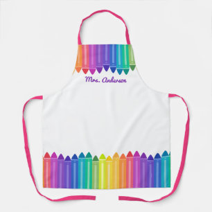 Coole Farbige Kreise Personalisieren Schürze