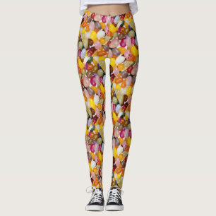 Coole, farbige Osterbohnen Leggings