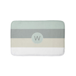 Coole Farbstreifen Minimalistische Streifen mit Mo Badematte