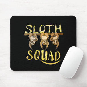 Coole Faultier-Gruppe – Lustiges Design für Liebha Mousepad