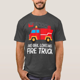 Coole Feuerwehrkunst für Mädchen Kids Feuerwehraut T-Shirt