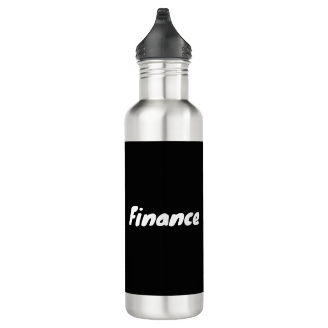 Coole Finanzabteilung Edelstahlflasche (Rechts)