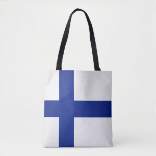 Coole finnische Flagge Tasche