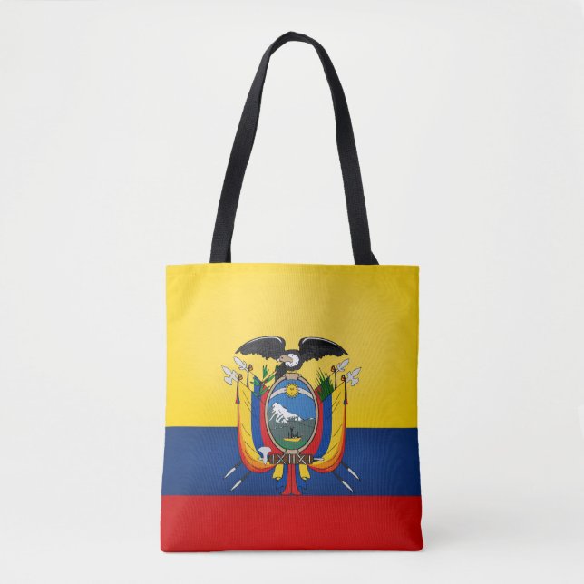 Coole Flagge Ecuadors Tasche (Vorderseite)