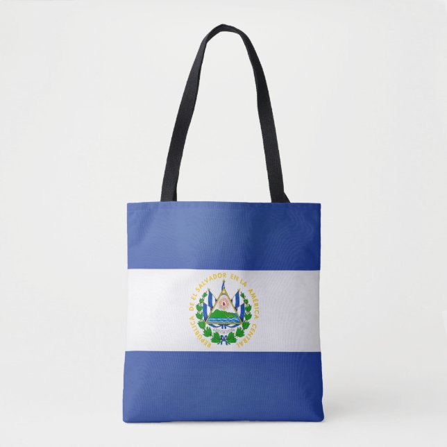 Coole Flagge El Salvadors Tasche (Vorderseite)