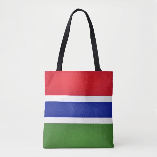 Coole Flagge Gambias Tasche (Vorderseite)