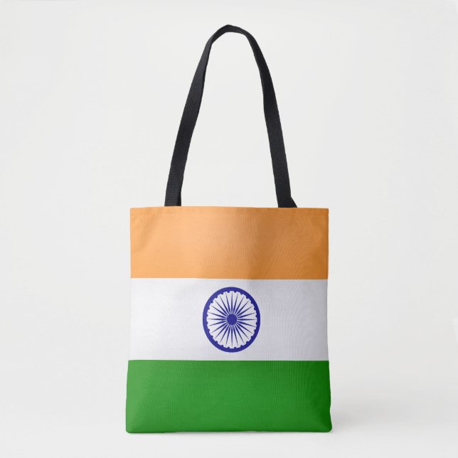Coole Flagge Indiens Tasche (Vorderseite)