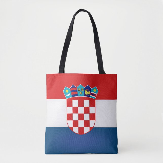 Coole Flagge Kroatiens Tasche (Vorderseite)