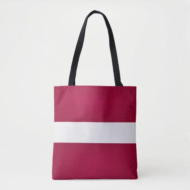 Coole Flagge Lettlands Tasche (Vorderseite)
