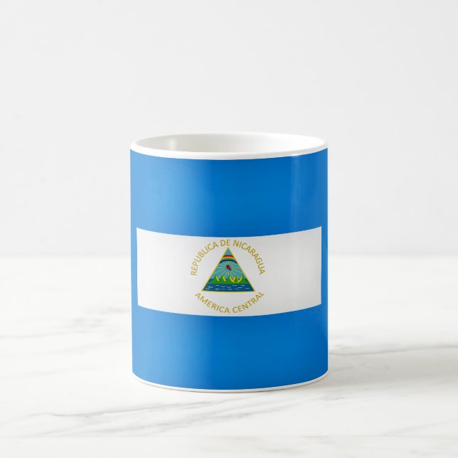 Coole Flagge Nicaraguas Kaffeetasse (Mittel)