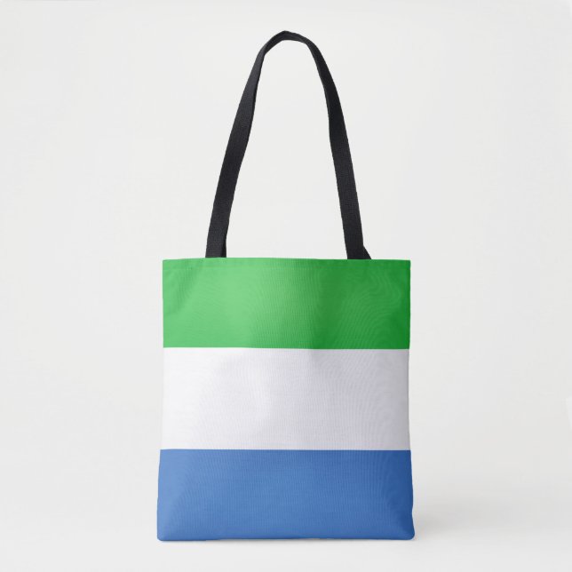 Coole Flagge Sierra Leones Tasche (Vorderseite)