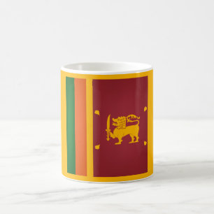 Coole Flagge Sri Lankas Kaffeetasse