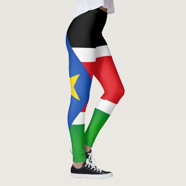 Coole Flagge Südsudans Leggings (Rechts)