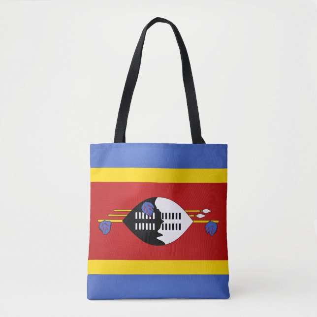 Coole Flagge Swasilands (Eswatini) Tasche (Vorderseite)