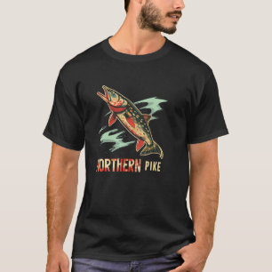 Coole Fleischfresser-Hecht-Fischkostüm T-Shirt
