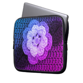 Coole florale Kunsthandwerkskreuzung Laptopschutzhülle