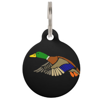 Coole Flying Mallard Duck Art Haustiermarke