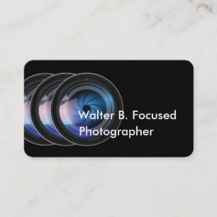 Coole Fotograf-Geschäfts-Karten Visitenkarte