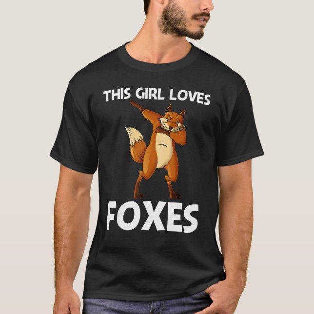 Coole Fox für Mädchen Mama Allesfressende Säugetie T-Shirt (Vorderseite)