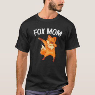 Coole Fox-Kunst für Mama Mutter, die Roten arktisc T-Shirt