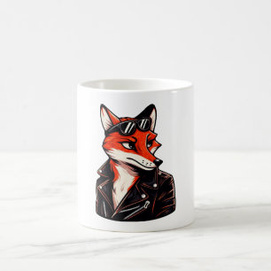Coole Fox - Vintages Tier Kaffeetasse