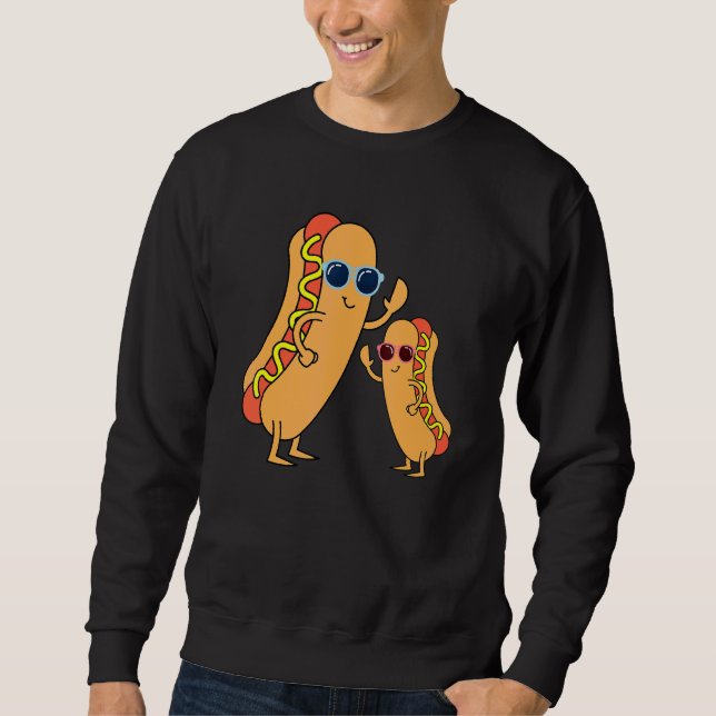 Coole Frank Weiner Fast Food Sonnenbrille H Sweatshirt (Vorderseite)