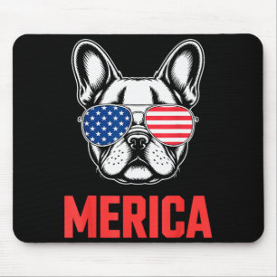 Coole französische Bulldogge Kunst für Männer Frau Mousepad