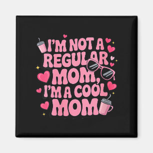Coole Frauen-Mama lustiges rosa Geschenk zum Mutte Magnet