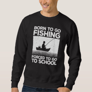 Coole Frauenfischerei Kinder in der Fischerei Sweatshirt