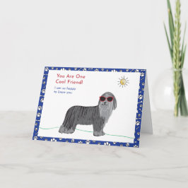 Coole Freund-Hundekarte Karte