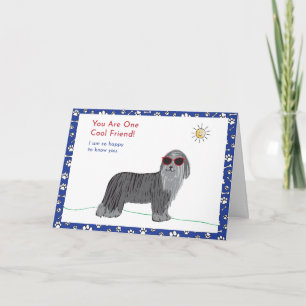 Coole Freund-Hundekarte Karte