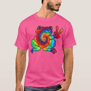 Coole Frosch-Gefärbte Krawatte für Jungen und Mädc T-Shirt