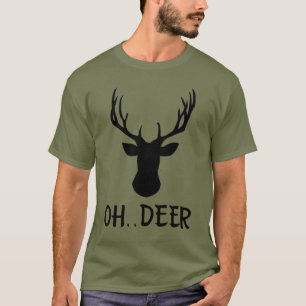 Coole Funny Oh Deer Deer Silhouette T-Shirt