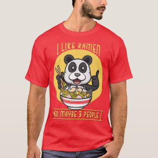 Coole Funny Ramen T-Shirt Ich mag Ramen und vielle