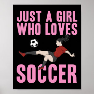 Coole Fußball Für Frauen Mädchen Mutter Fußballspi Poster