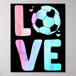 Coole Fußball-Kunst für Frauen Mädchen Kleinkind T Poster