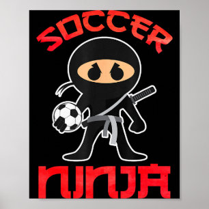 Coole Fußball-Kunst für Männer Jungen Kinder Fußba Poster