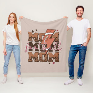 Coole Fußball-Sport-Mutter  Fleecedecke