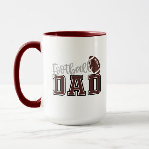Coole Fußball-Sport-Vater-Wortkunst  Tasse