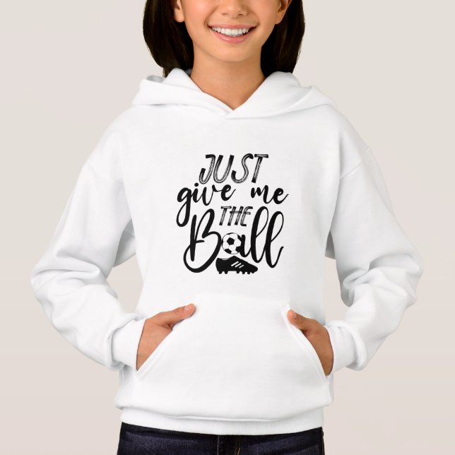 coole Fußball-Sportart Hoodie (Vorderseite)