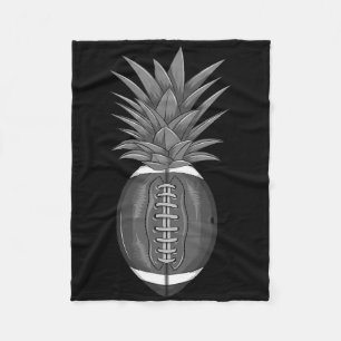 Coole Fußbyll-Ananas Lustiger Kick Byll Fan Athlet Fleecedecke