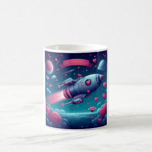 Coole/futuristische Raumschifffahrt Kaffeetasse