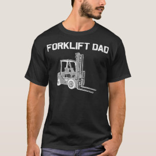 Coole Gabelstaplerkunst zum Vater Papa Gabelstaple T-Shirt