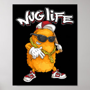 Coole Gangster Chix Finger Fans Jungen Mädchen Des Poster