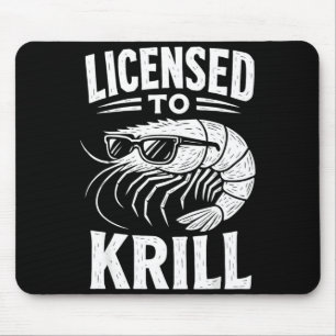 Coole Garnelen Cajun Meeresfrüchte Garnelenfang Mousepad