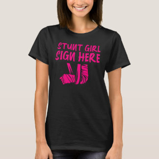 Coole gebrochene Arme Geschenke für Frauen Funny S T-Shirt